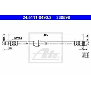 спирачен маркуч ATE 24.5111-0490.3 