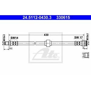 спирачен маркуч ATE 24.5112-0430.3 