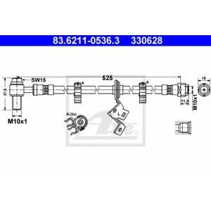 спирачен маркуч ATE 83.6211-0536.3