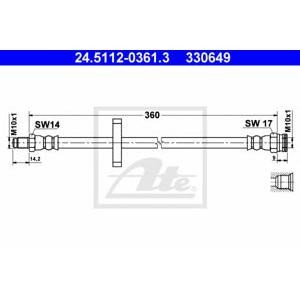 спирачен маркуч ATE 24.5112-0361.3 