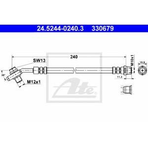 спирачен маркуч ATE 24.5244-0240.3 