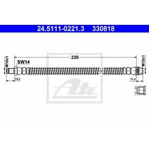 спирачен маркуч ATE 24.5111-0221.3 