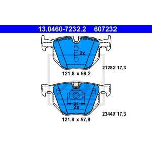 накладки ATE 13.0460-7232.2 