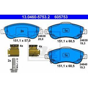 накладки ATE 13.0460-5753.2