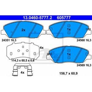 накладки ATE 13.0460-5777.2