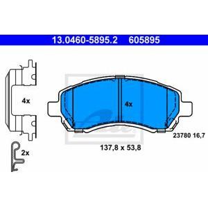 накладки ATE 13.0460-5895.2