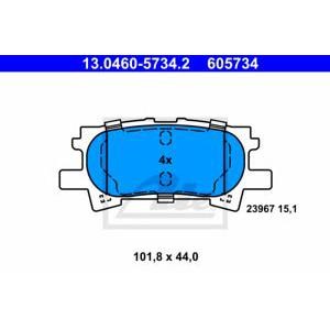 накладки ATE 13.0460-5734.2