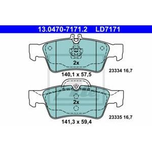 накладки ATE 13.0470-7171.2 