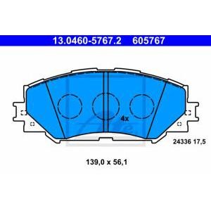 накладки ATE 13.0460-5767.2