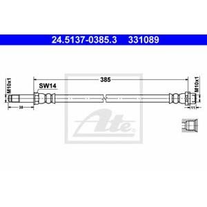 спирачен маркуч ATE 24.5137-0385.3 