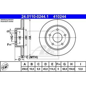 спирачен диск ATE 24.0110-0244.1 