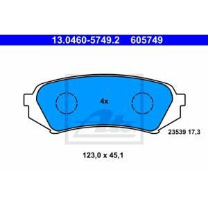 накладки ATE 13.0460-5749.2