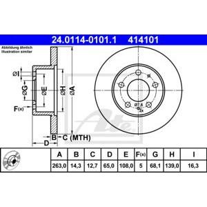спирачен диск ATE 24.0114-0101.1