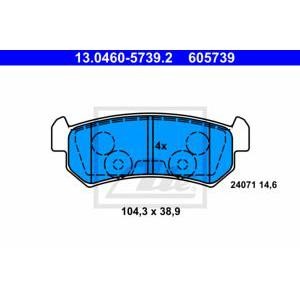 накладки ATE 13.0460-5739.2