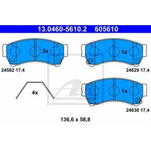 накладки ATE 13.0460-5610.2 