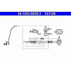 спирачен маркуч ATE 24.1253-0030.3 