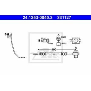 спирачен маркуч ATE 24.1253-0040.3 