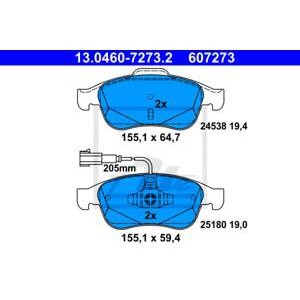 накладки ATE 13.0460-7273.2