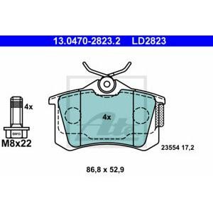 накладки ATE 13.0470-2823.2