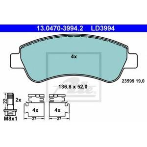 накладки ATE 13.0470-3994.2