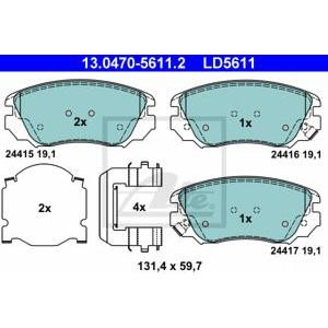 накладки ATE 13.0470-5611.2