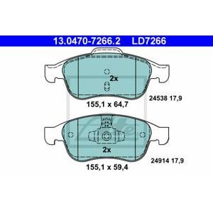 накладки ATE 13.0470-7266.2
