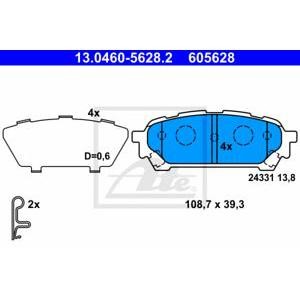 накладки ATE 13.0460-5628.2