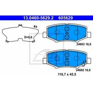 накладки ATE 13.0460-5629.2