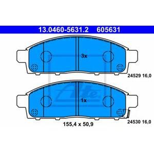накладки ATE 13.0460-5631.2