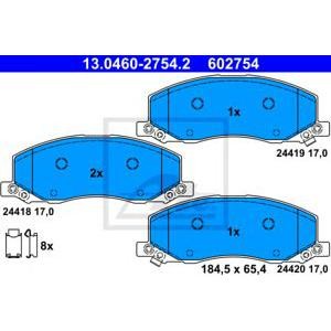 накладки ATE 13.0460-2754.2