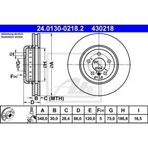 спирачен диск ATE 24.0130-0218.2