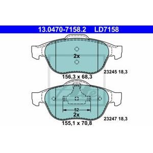 накладки ATE 13.0470-7158.2