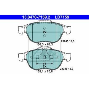 накладки ATE 13.0470-7159.2 