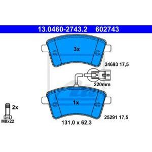 накладки ATE 13.0460-2743.2 