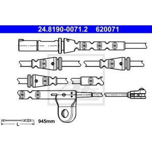 датчик, износване на накладки ATE 24.8190-0071.2
