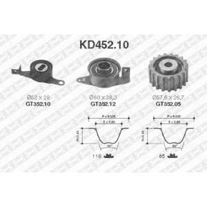 комплект ангренажен ремък SNR KD452.10 