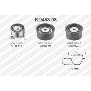 комплект ангренажен ремък SNR KD453.08