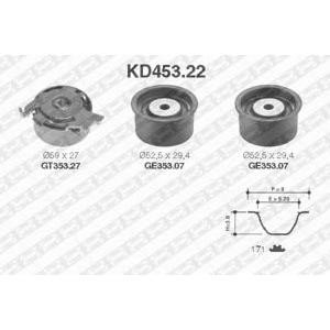 комплект ангренажен ремък SNR KD453.22