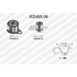 комплект ангренажен ремък SNR KD455.06