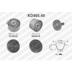 комплект ангренажен ремък SNR KD455.40 