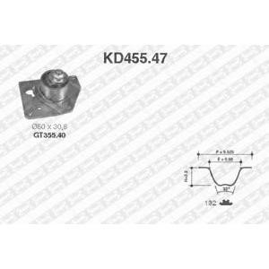 комплект ангренажен ремък SNR KD455.47 