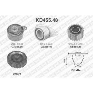 комплект ангренажен ремък SNR KD455.48 