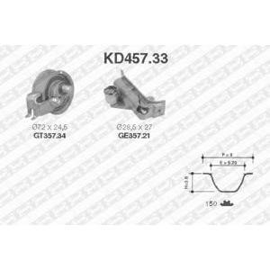 комплект ангренажен ремък SNR KD457.33 