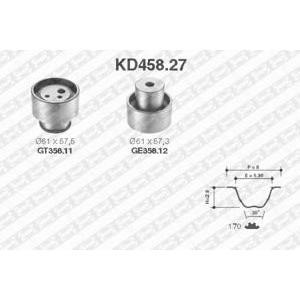 комплект ангренажен ремък SNR KD458.27