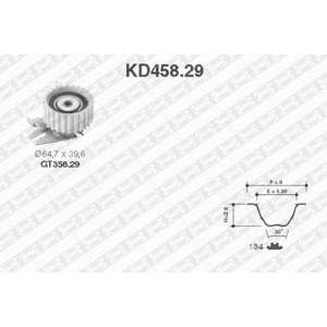 комплект ангренажен ремък SNR KD458.29