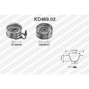 комплект ангренажен ремък SNR KD469.02