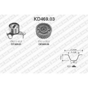 комплект ангренажен ремък SNR KD469.03 