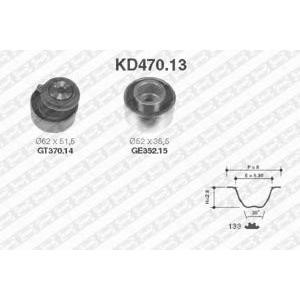 комплект ангренажен ремък SNR KD470.13
