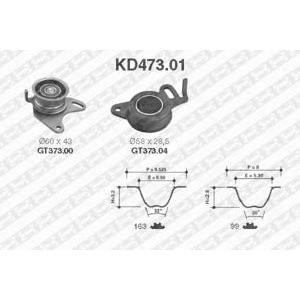 комплект ангренажен ремък SNR KD473.01