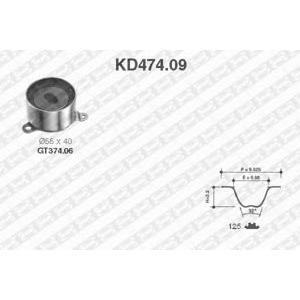 комплект ангренажен ремък SNR KD474.09